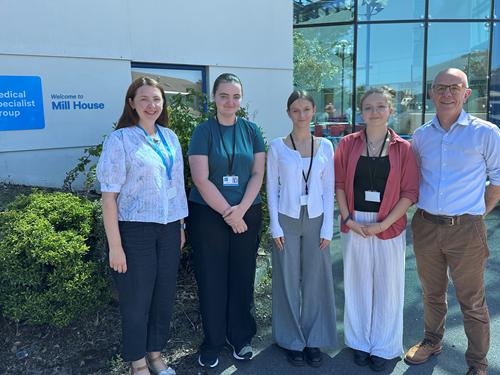 Ten sixth form students inspired by their taste of medicine experience
